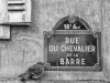 Paris Montmartre Streetlife und Architektur in schwarz-weiss