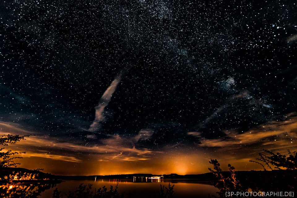 Sternenhimmel in Süddeutschland August 2015